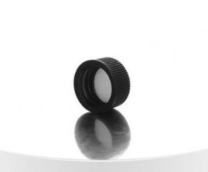 Cheap 5ml glass tube black plastic cosmetic bottle caps