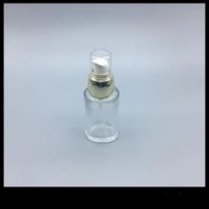 Foundation cream container with plastic spray