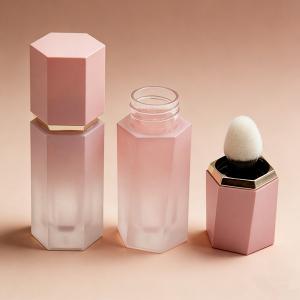 Hexagon lip gloss tubes